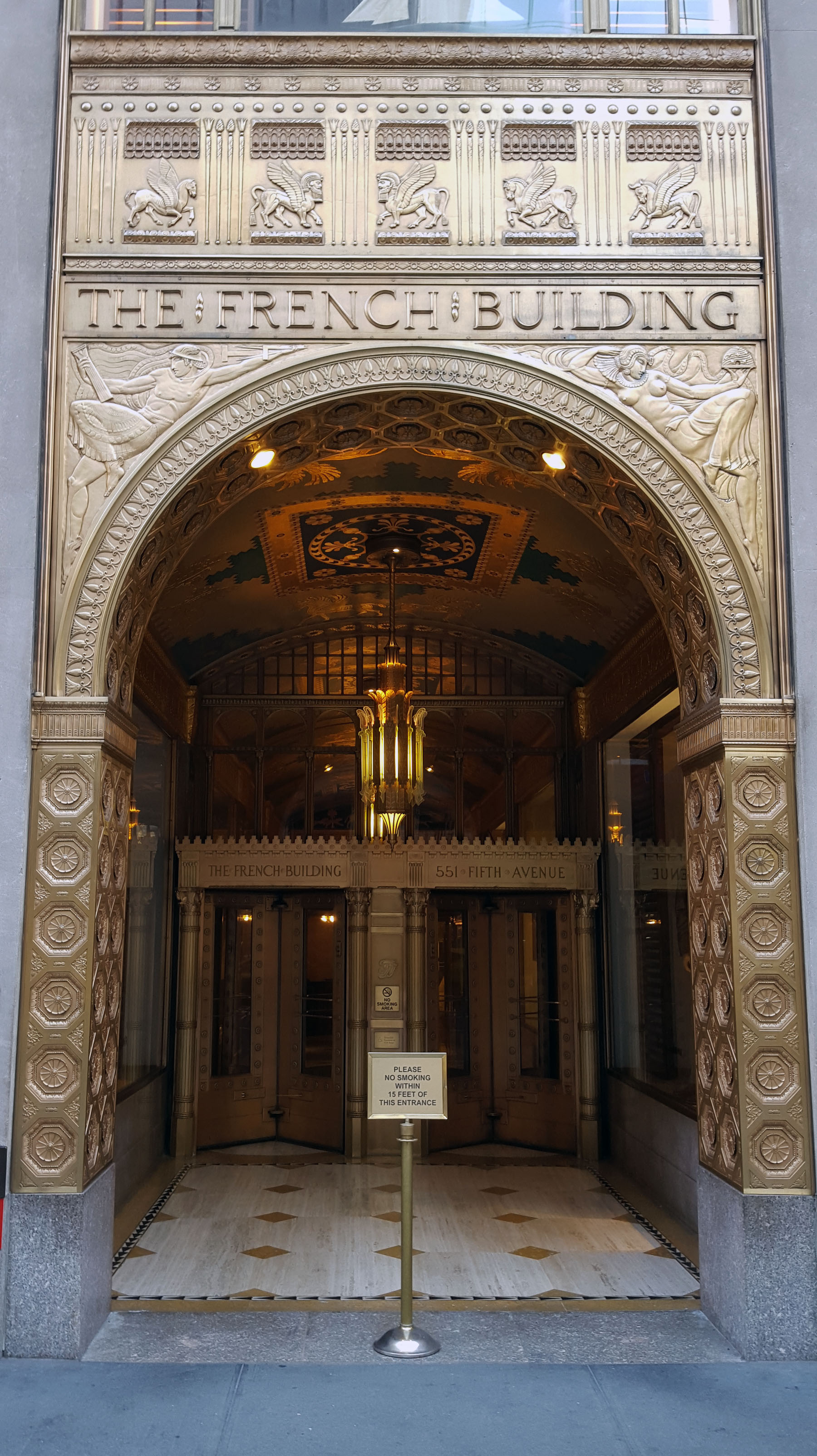 The French Building, 551 Fifth Avenue, where Zack moved his practice in 1975